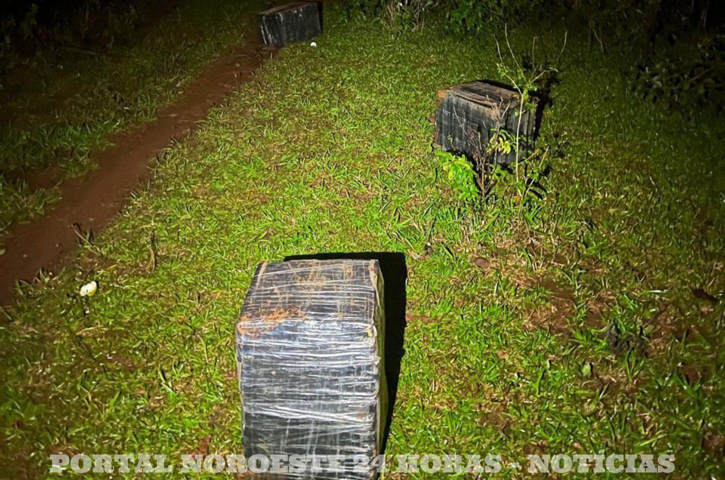 BPFRON, PF/NEPOM E COPE APREENDEM GRANDE QUANTIDADE DE MACONHA EM PORTO CLANDESTINO EM FOZ DO IGUAÇU/PR