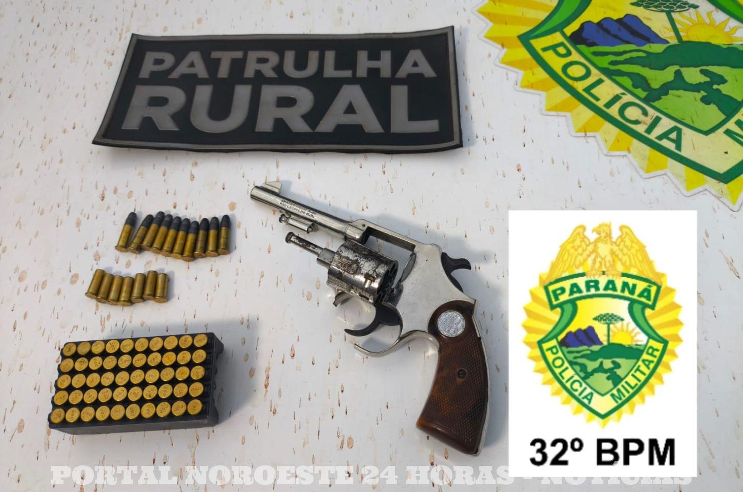 Patrulha Rural Apreende Arma e Prende Homem Após Ameaça