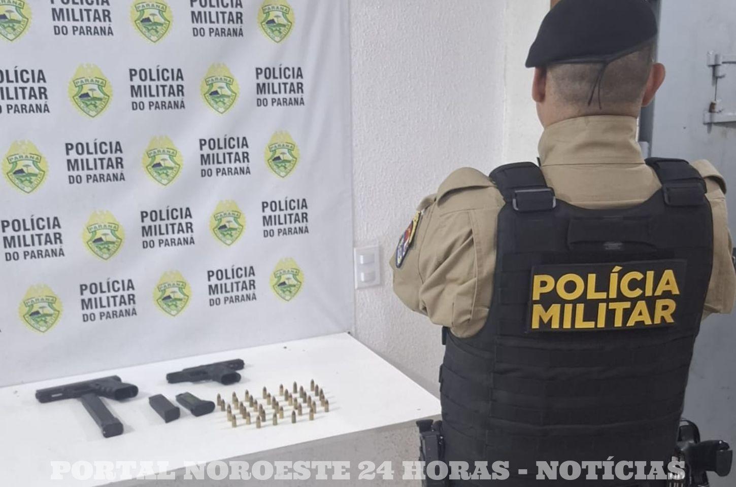 Polícia Militar Prende Dois Suspeitos e Apreende Pistolas em Sarandi