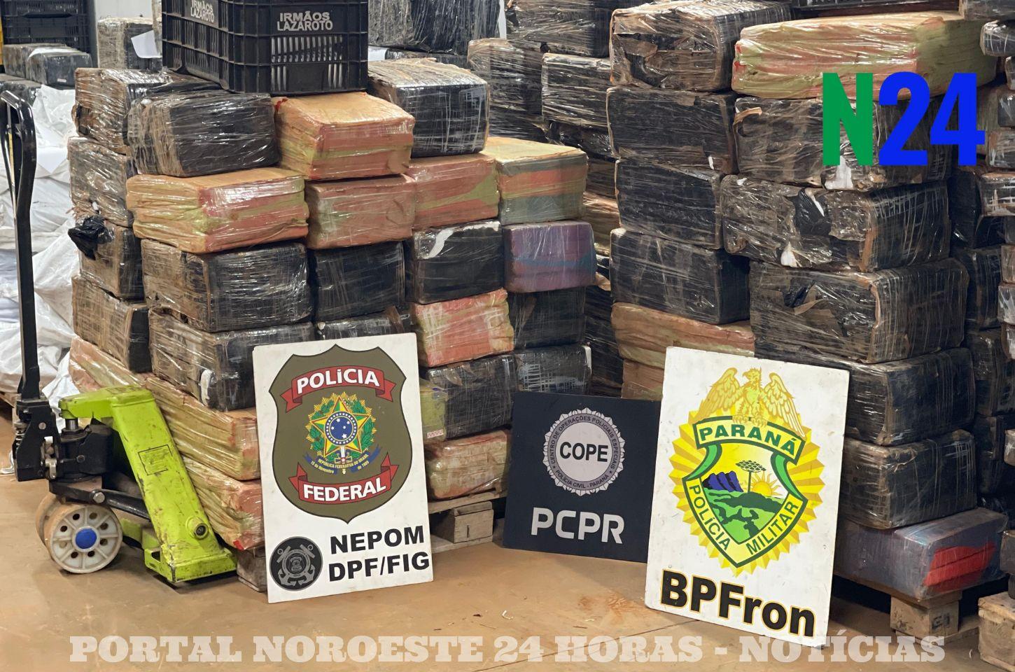 BPFRON, Polícia Civil e Federal Apreendem Mais de 2,5 Toneladas de Maconha no Paraná