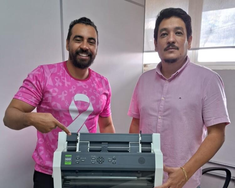 Câmara de Marialva Repassa Impressora Braille Inclusiva para Uso da Prefeitura