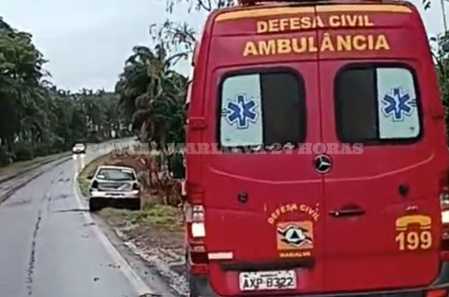 Colisão Traseira na PR-455 Deixa Jovem de 20 Anos Ferida em Marialva