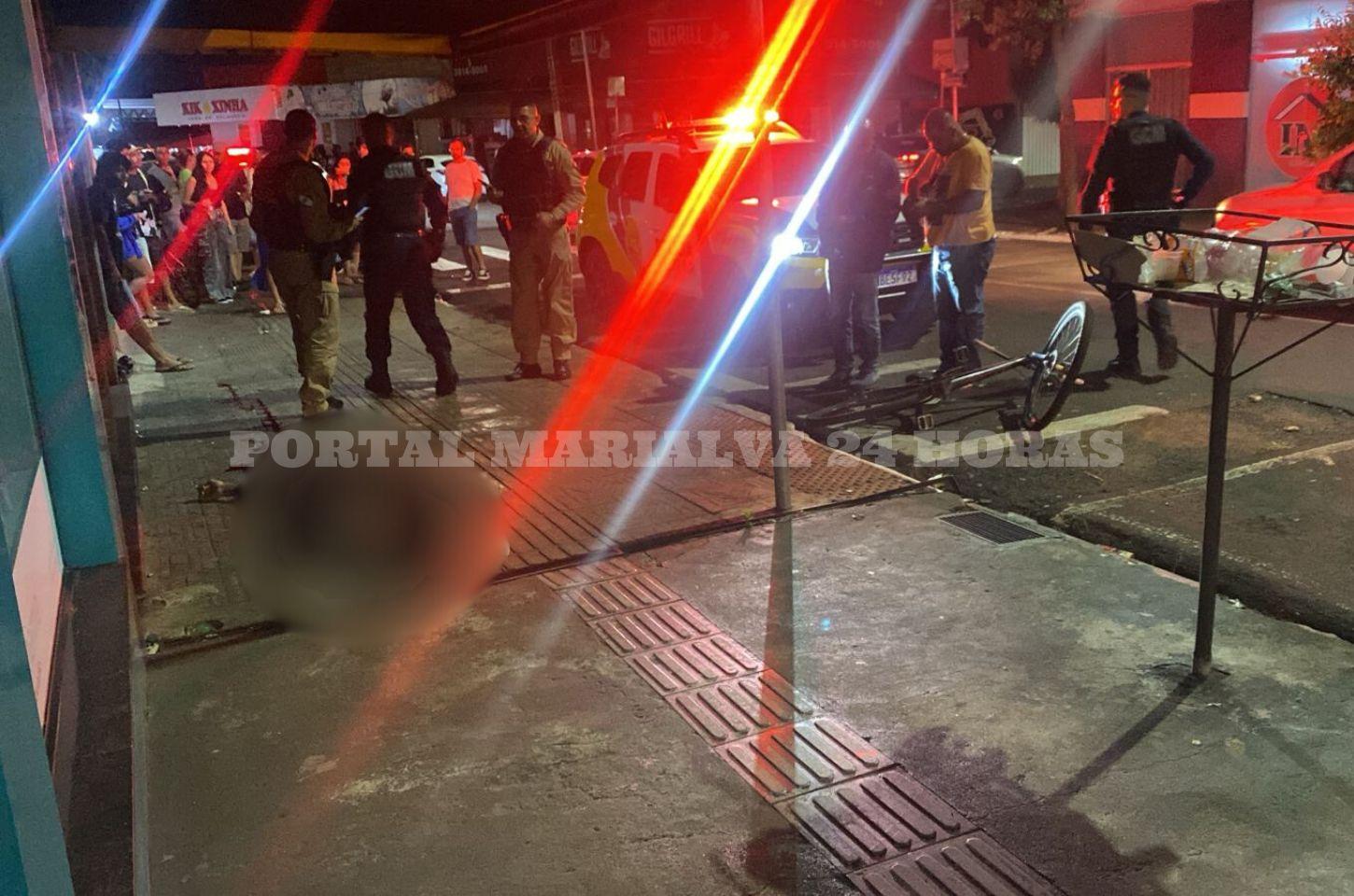 Homem é executado com diversos tiros no centro de Marialva