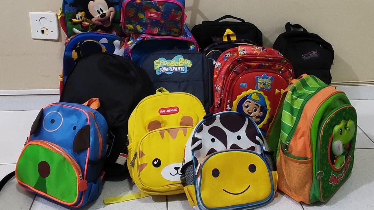 Projeto A Mil Por Hora entrega 30 mochilas para crianças da rede municipal e famílias carentes