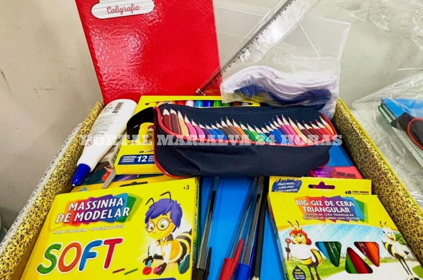 Prefeitura de Marialva inicia entrega de kits escolares para o ano letivo de 2026