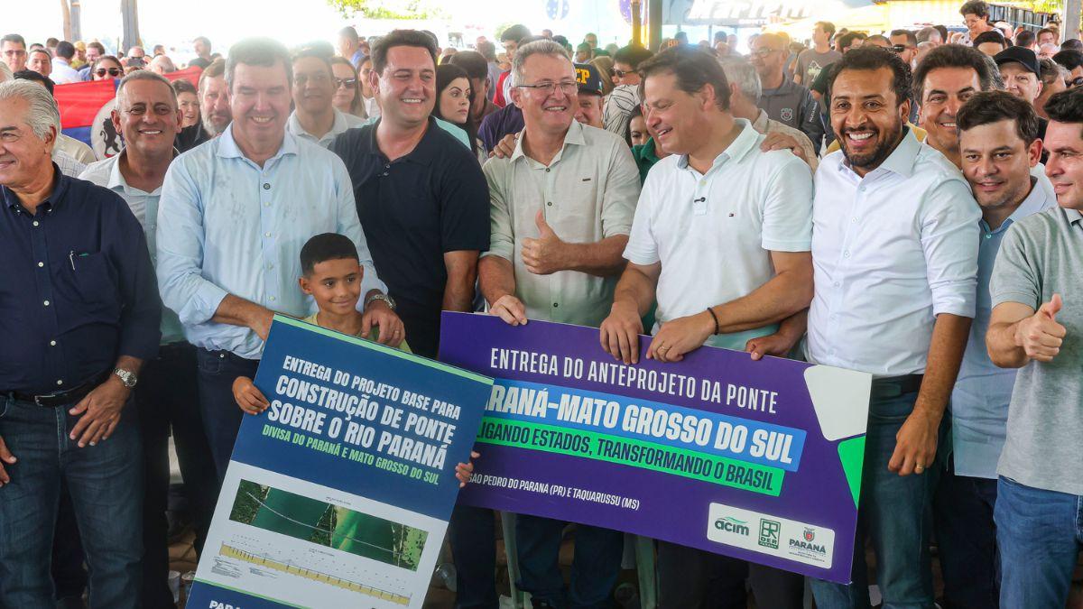 Nova ponte de R$ 1,3 bilhão ligará o Paraná ao Mato Grosso do Sul e encurtará rota em 100 km