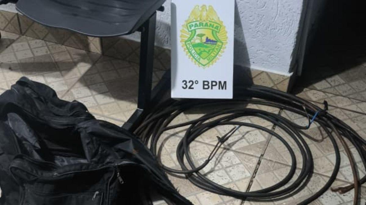 Homem é preso por furtar fios da iluminação pública em Mandaguari