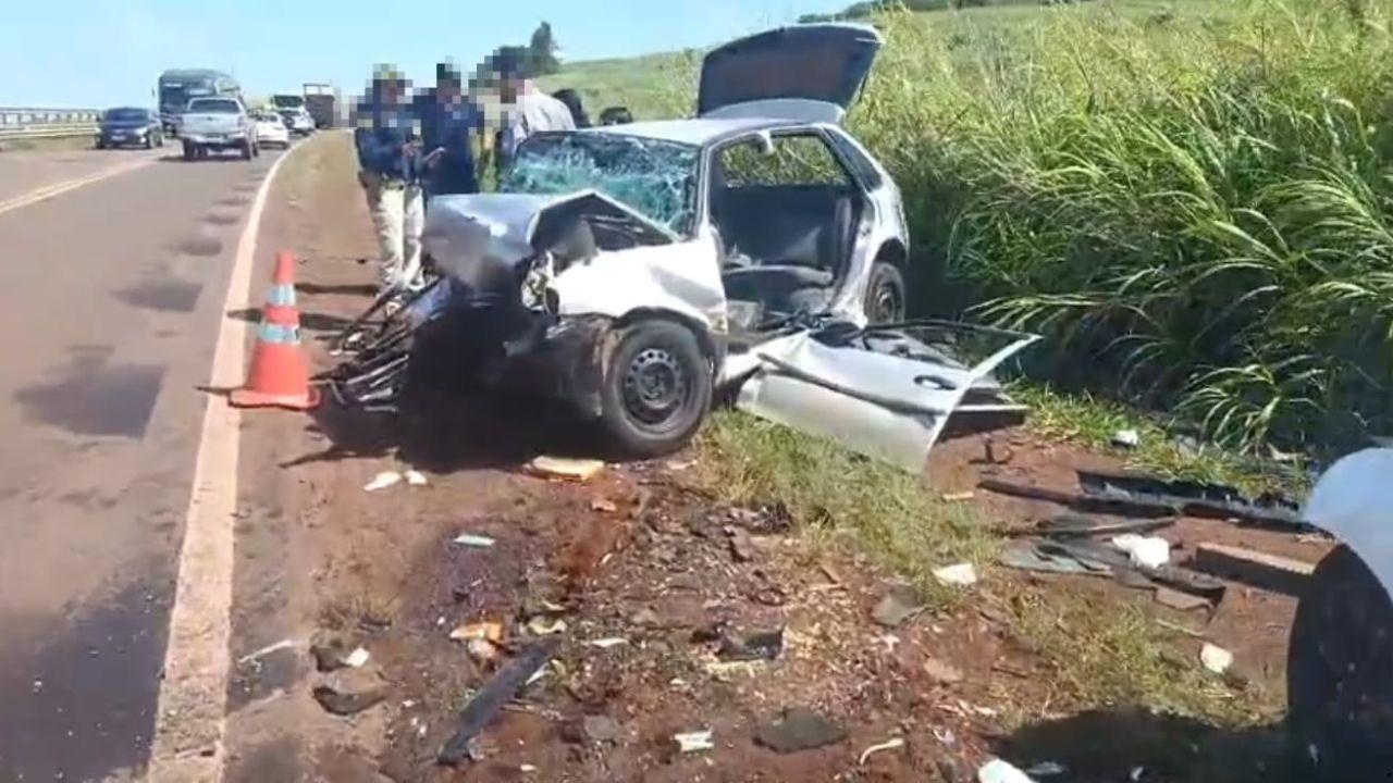 Colisão frontal deixa sete feridos na BR-369 entre Jandaia do Sul e Bom Sucesso