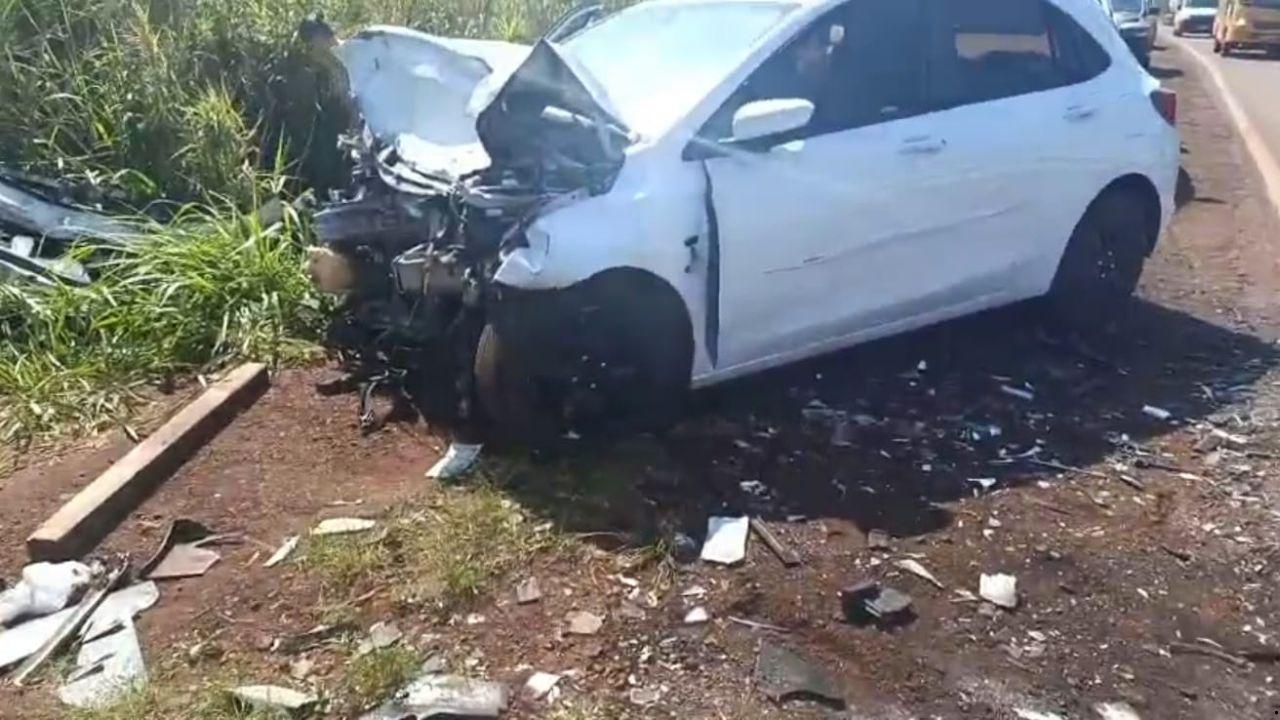 Colisão frontal deixa sete feridos na BR-369 entre Jandaia do Sul e Bom Sucesso