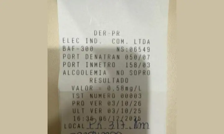 Maringá: PRE Prende Motorista Bêbado na PR-317 Após Envolvimento em Acidente Sem Vítimas